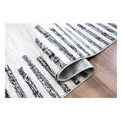 Portfolio Grey Striped Rug