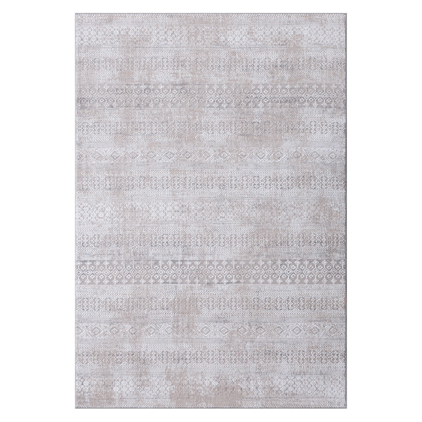 Tribal Ivory Rug in soft ivory tone